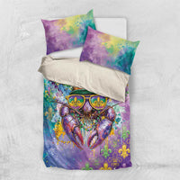 Mardi Gras Crawfish Bedding Set NOLA Fat Tuesday Drip Art - Wonder Print Shop