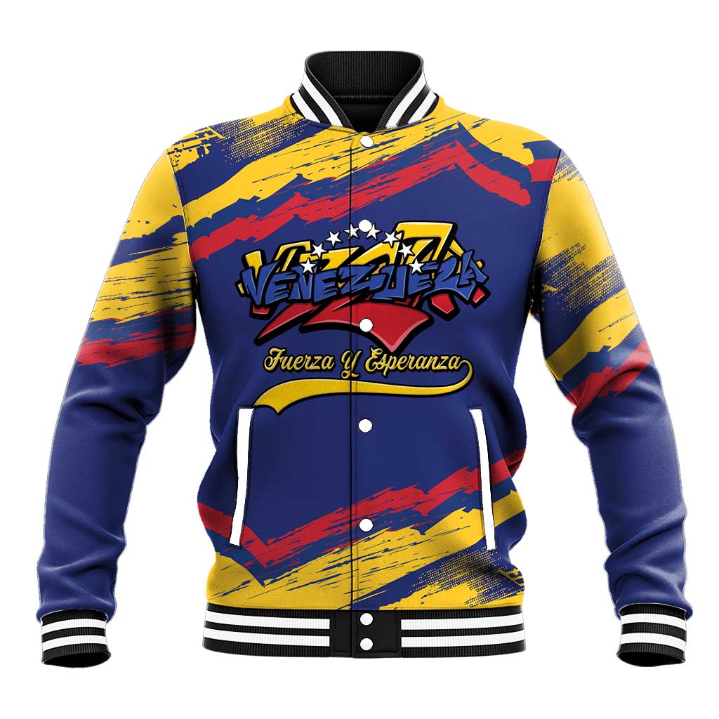Venezuela Fuerza Y Esperanza Baseball Jacket - Wonder Print Shop