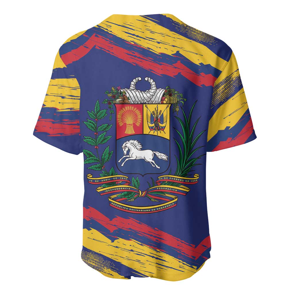Venezuela Fuerza Y Esperanza Baseball Jersey - Wonder Print Shop