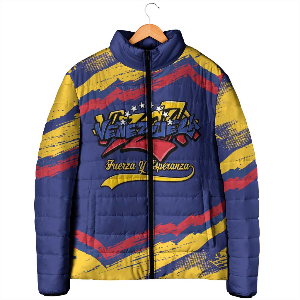 Venezuela Fuerza Y Esperanza Padded Jacket - Wonder Print Shop