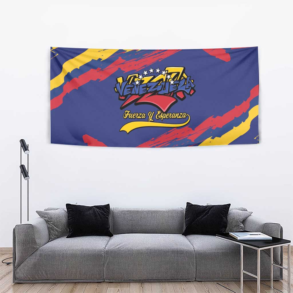 Venezuela Fuerza Y Esperanza Tapestry - Wonder Print Shop