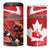 Personalized Beaver and Goose Happy Canada Day 4 in 1 Can Cooler Tumbler Est 1867 A Mari Usque Ad Mare