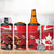 Personalized Beaver and Goose Happy Canada Day 4 in 1 Can Cooler Tumbler Est 1867 A Mari Usque Ad Mare