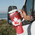 Personalized Beaver and Goose Happy Canada Day Tumbler With Handle Est 1867 A Mari Usque Ad Mare