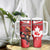 Personalized Beaver and Goose Happy Canada Day Tumbler With Handle Est 1867 A Mari Usque Ad Mare