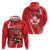 Personalized Beaver and Goose Happy Canada Day Zip Hoodie Est 1867 A Mari Usque Ad Mare