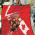 Personalized Beaver and Moose Happy Canada Day Quilt Est 1867 A Mari Usque Ad Mare