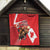 Personalized Beaver and Moose Happy Canada Day Quilt Est 1867 A Mari Usque Ad Mare