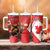 Personalized Beaver and Moose Happy Canada Day Tumbler With Handle Est 1867 A Mari Usque Ad Mare