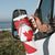 Personalized Beaver and Moose Happy Canada Day Tumbler With Handle Est 1867 A Mari Usque Ad Mare