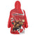 Personalized Beaver and Moose Happy Canada Day Wearable Blanket Hoodie Est 1867 A Mari Usque Ad Mare