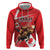 Personalized Beaver and Moose Happy Canada Day Zip Hoodie Est 1867 A Mari Usque Ad Mare