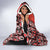 Personalized Canada Indigenous People Day Hooded Blanket Haida Tribe Flag Tattoo Style