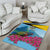 Personalized Pitons Saint Lucian Bougainvillea Area Rug