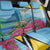 Personalized Pitons Saint Lucian Bougainvillea Back Car Seat Cover