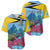 Personalized Pitons Saint Lucian Bougainvillea Baseball Jersey