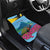 Personalized Pitons Saint Lucian Bougainvillea Car Mats