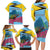 Personalized Pitons Saint Lucian Bougainvillea Family Matching Long Sleeve Bodycon Dress and Hawaiian Shirt