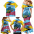 Personalized Pitons Saint Lucian Bougainvillea Family Matching Mermaid Dress and Hawaiian Shirt