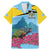 Personalized Pitons Saint Lucian Bougainvillea Family Matching Mermaid Dress and Hawaiian Shirt