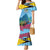 Personalized Pitons Saint Lucian Bougainvillea Family Matching Mermaid Dress and Hawaiian Shirt