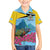 Personalized Pitons Saint Lucian Bougainvillea Family Matching Puletasi and Hawaiian Shirt