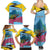 Personalized Pitons Saint Lucian Bougainvillea Family Matching Summer Maxi Dress and Hawaiian Shirt