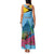 Personalized Pitons Saint Lucian Bougainvillea Family Matching Tank Maxi Dress and Hawaiian Shirt