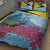 Personalized Pitons Saint Lucian Bougainvillea Quilt Bed Set