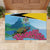 Personalized Pitons Saint Lucian Bougainvillea Rubber Doormat