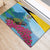 Personalized Pitons Saint Lucian Bougainvillea Rubber Doormat