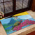 Personalized Pitons Saint Lucian Bougainvillea Rubber Doormat