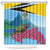 Personalized Pitons Saint Lucian Bougainvillea Shower Curtain