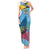 Personalized Pitons Saint Lucian Bougainvillea Tank Maxi Dress