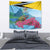 Personalized Pitons Saint Lucian Bougainvillea Tapestry