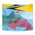 Personalized Pitons Saint Lucian Bougainvillea Tapestry