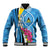 Saint Lucia Flag Pride It's in My DNA Baseball Jacket