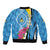 Saint Lucia Flag Pride It's in My DNA Bomber Jacket