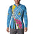 Saint Lucia Flag Pride It's in My DNA Button Sweatshirt