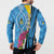 Saint Lucia Flag Pride It's in My DNA Button Sweatshirt