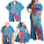 Saint Lucia Flag Pride It's in My DNA Family Matching Off Shoulder Maxi Dress and Hawaiian Shirt