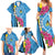 Saint Lucia Flag Pride It's in My DNA Family Matching Summer Maxi Dress and Hawaiian Shirt