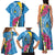 Saint Lucia Flag Pride It's in My DNA Family Matching Tank Maxi Dress and Hawaiian Shirt