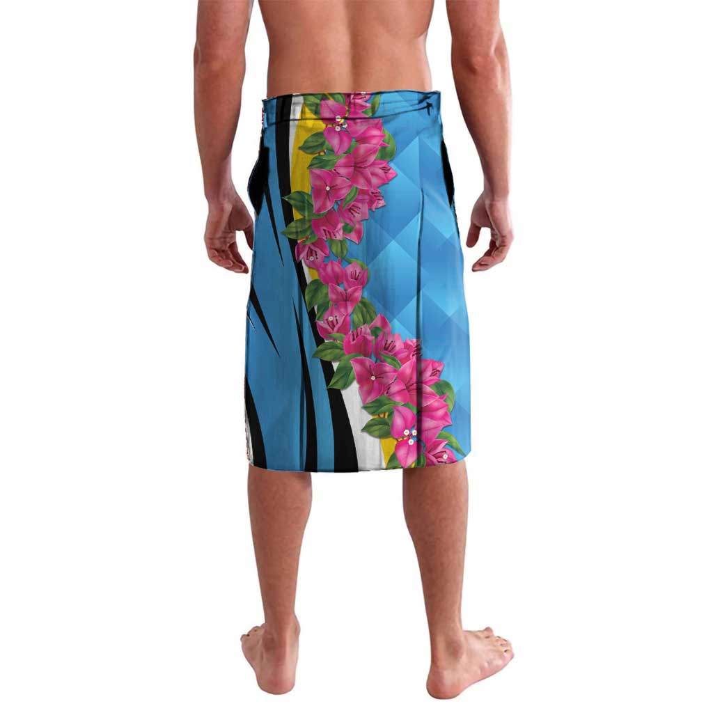 Saint Lucia Flag Pride It's in My DNA Lavalava