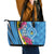 Saint Lucia Flag Pride It's in My DNA Leather Tote Bag