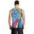 Saint Lucia Flag Pride It's in My DNA Men Tank Top