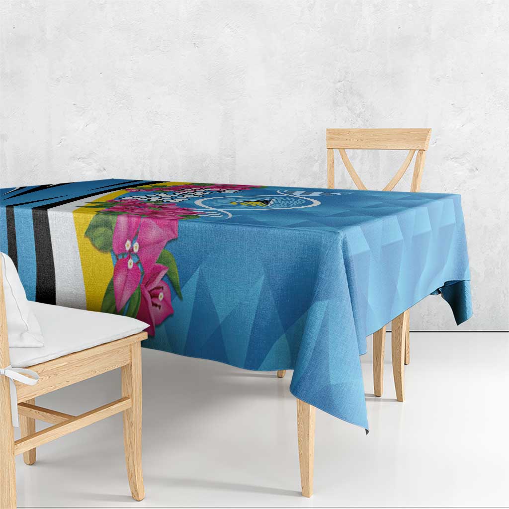 Saint Lucia Flag Pride It's in My DNA Tablecloth