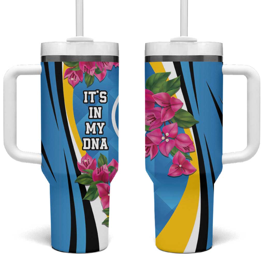 Saint Lucia Flag Pride It's in My DNA Tumbler With Handle