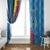 Saint Lucia Flag Pride It's in My DNA Window Curtain