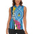 Saint Lucia Flag Pride It's in My DNA Women Sleeveless Polo Shirt